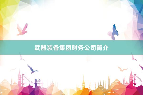 武器装备集团财务公司简介